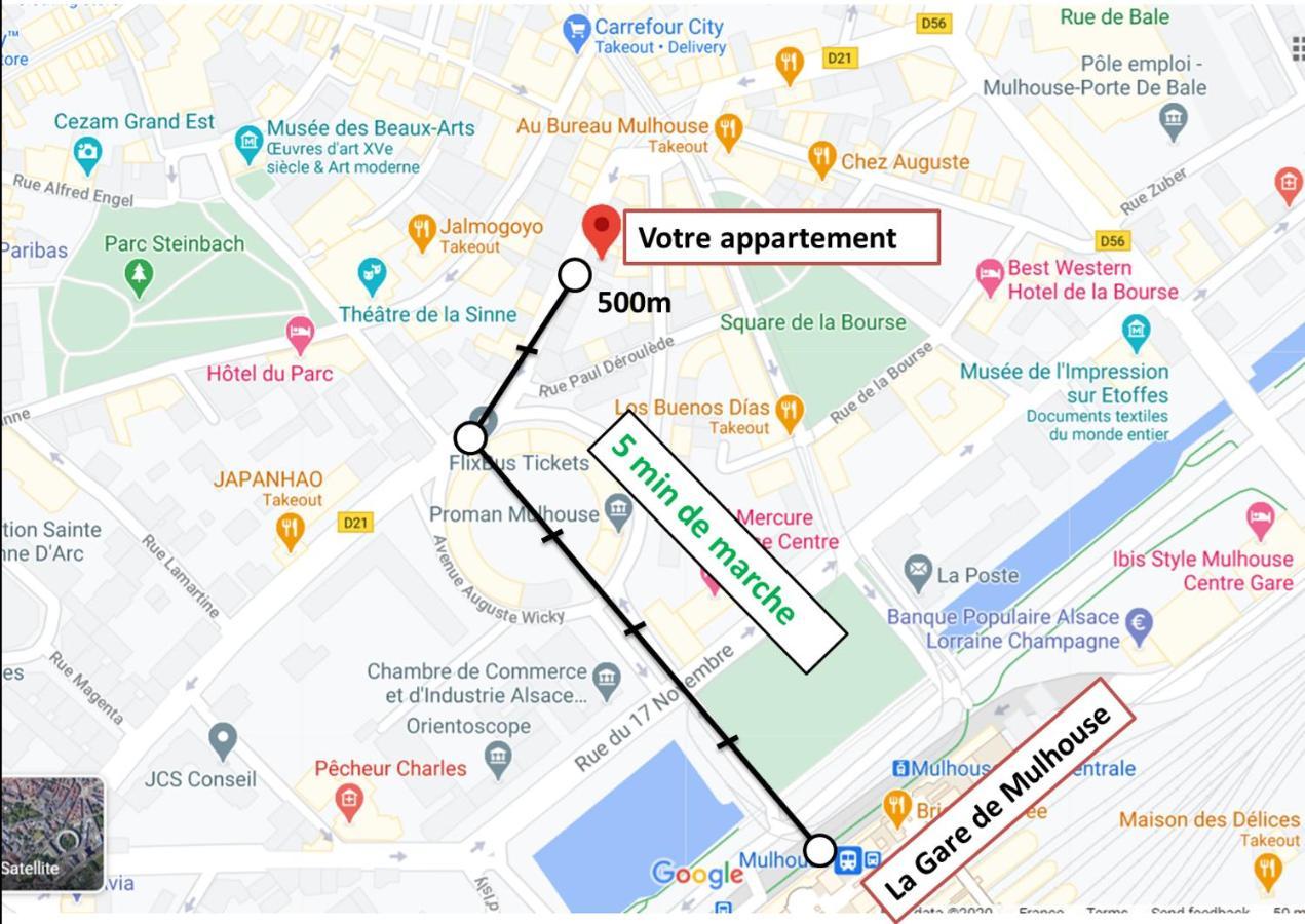 Loft Avec Verriere A 5 Min A Pieds De La Gare มูลูส ภายนอก รูปภาพ